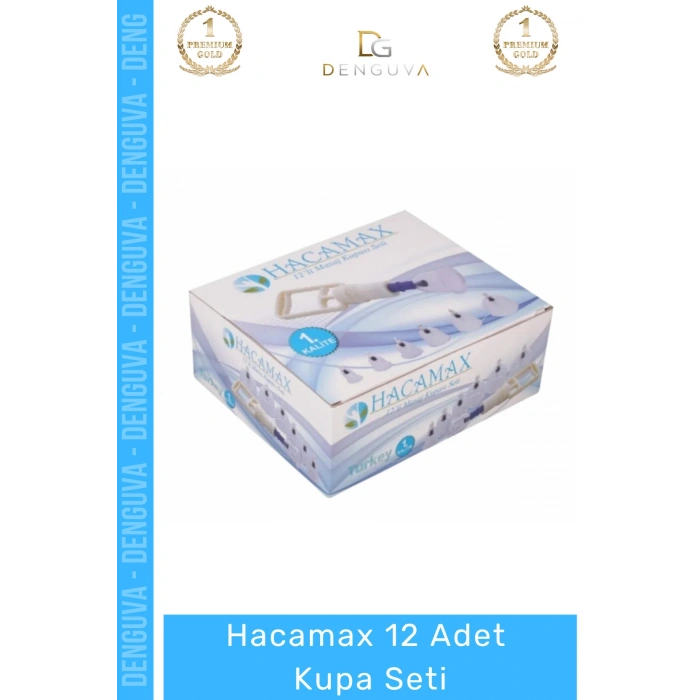 #HacamatSeti Profesyonel Vakumlu Hacamat Terapi Seti Kaliteli Dayanıklı Hijyenik Hacamax 12 Adet Kupa