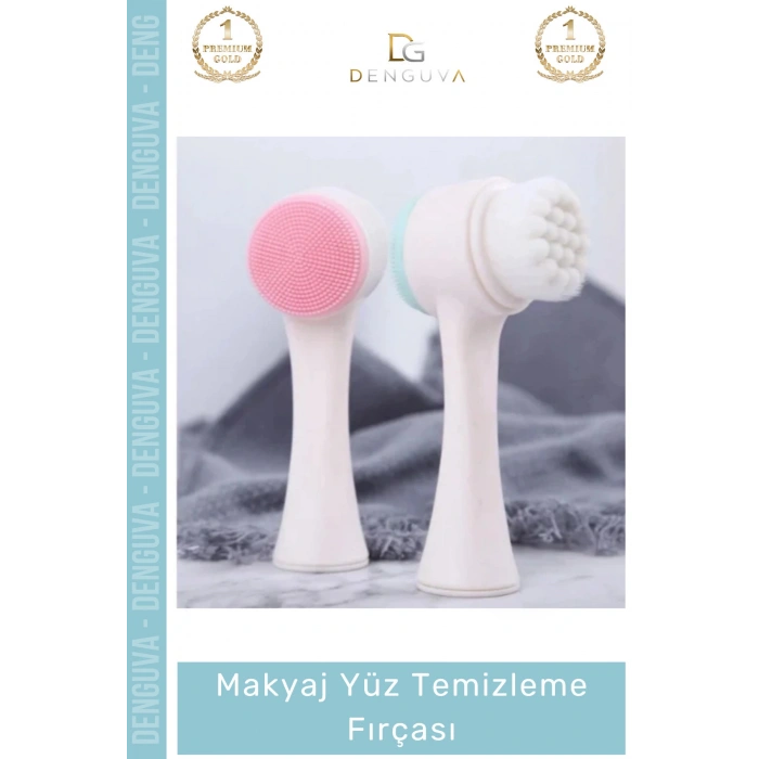 #MakyajTemizleme Çift Taraflı Silikon Peeling Etkili Arındırıcı Profesyonel Makyaj Yüz Temizleme Fırçası