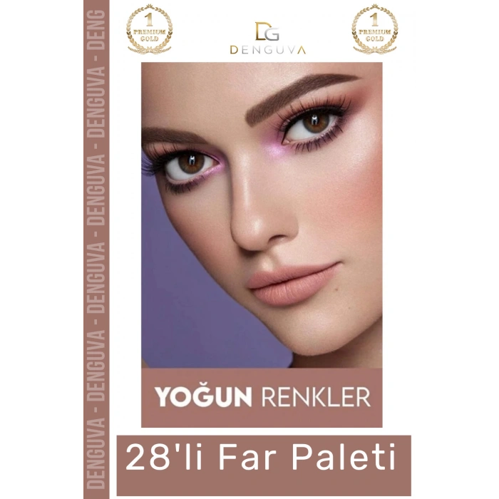 #FarPaleti Sedefli Shine Kalp Tasarım 56 Renk Profesyonel Yoğun Pigment Tozutmaz Far Paleti 2li Set
