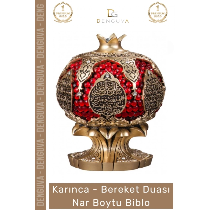 #Biblo Polyester Sarı Küçük Boy Dekoratif Hediyelik Obje Şık Modern Ev Bereket Nar Boytu Biblo