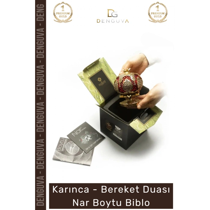 #Biblo Nakkaş Sarı Orta Boy Polyester Bereket Objesi Ayetel Kürsi Bereket Nar Boytu Biblo