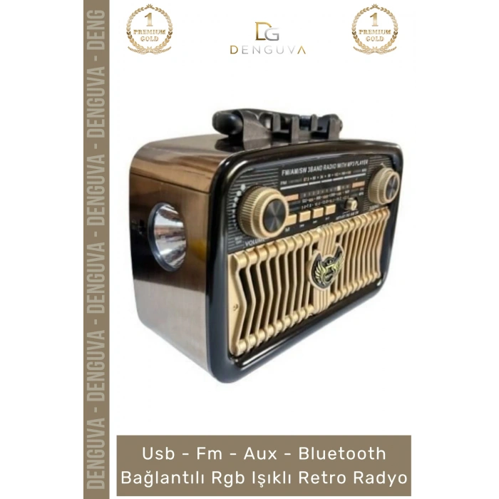 #Radyo Everton RT552 Bluetooth Nostalji Retro USB Güçlü Şarjlı Radyo Mp3 Player Müzik Kutusu