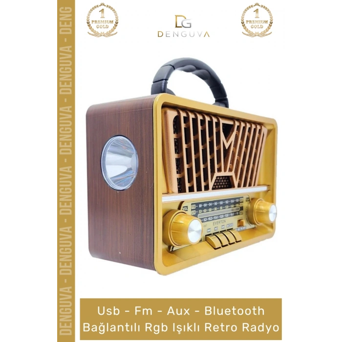 #Radyo Nostaljik Bluetooth Radyo Ahşap Usb Aux Girişli Şarjlı Retro Mp3 Player Müzik Kutusu