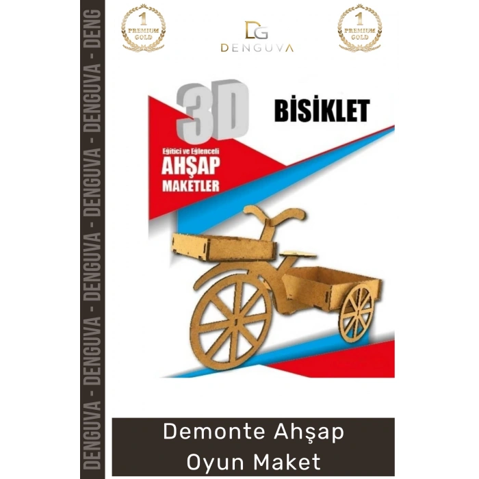 #Oyuncak Eğitici Hobi Tasarım 3D Boyanabilir MDF Lazer Kesim Puzzle Hediyelik Demonte Ahşap Oyun