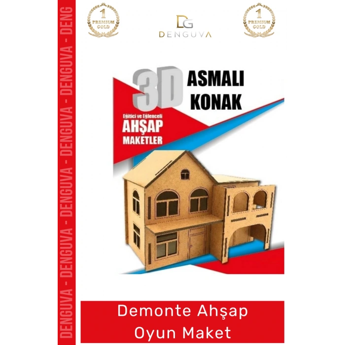 #Oyuncak Eğitici Eğlenceli Lazer Kesim 3mm MDF Boyanabilir 3D Puzzle Demonte Ahşap Oyun Maket