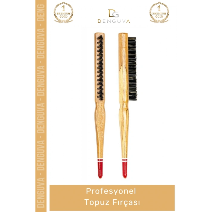 #TopuzFırçası Liva Professional Comb Ergonomik Ahşap Gövde Isıya Dayanıklı Profesyonel Topuz Fırçası