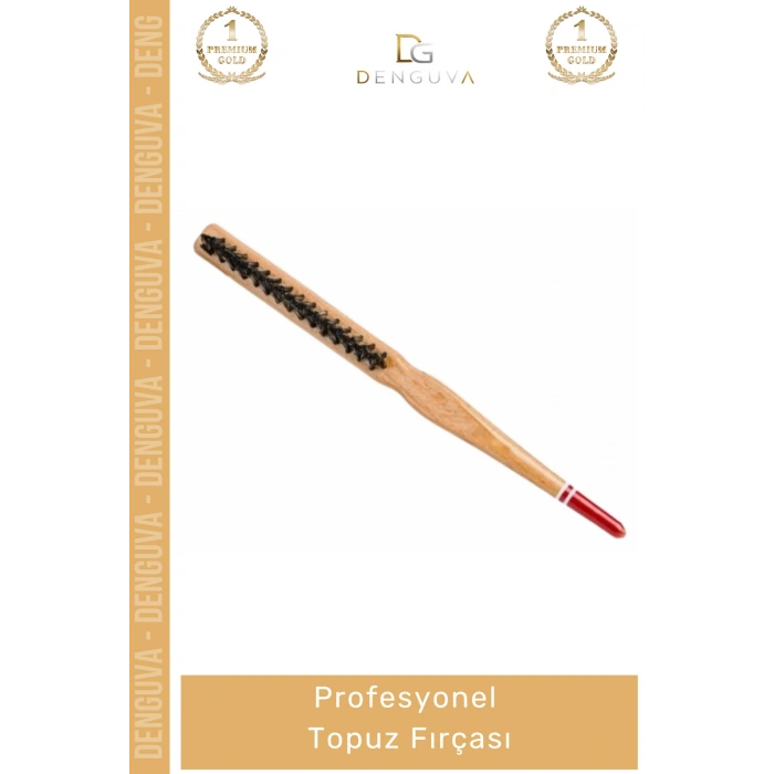 #TopuzFırçası Liva Professional Comb Ergonomik Ahşap Gövde Isıya Dayanıklı Profesyonel Topuz Fırçası