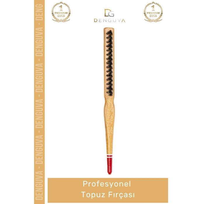 #TopuzFırçası Liva Professional Comb Ergonomik Ahşap Gövde Isıya Dayanıklı Profesyonel Topuz Fırçası