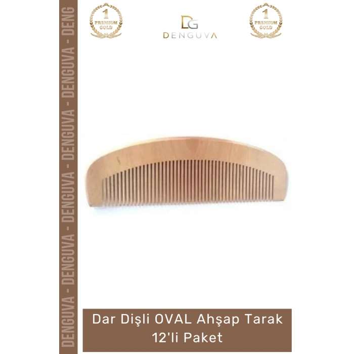 #AhşapTarak Kaliteli Doğal Kayın Ağacı Antistatik Ergonomik Saç Seti OVAL Ahşap Tarak 12li Paket