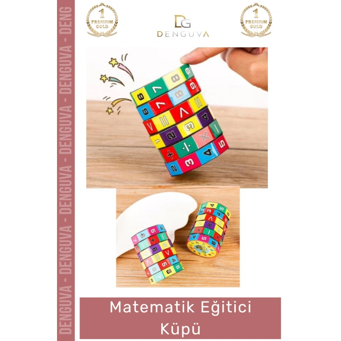#SayıKüpü Eğitici Zeka Geliştirici Sayısal İşlem Plastik Sağlam Kaliteli Renkli Temel Matematik Küpü
