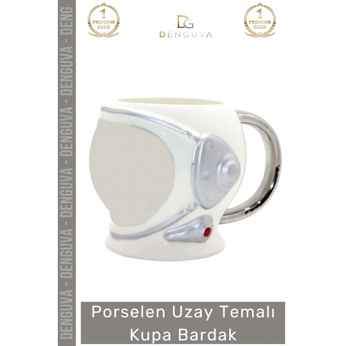 #Bardak Uzay Temalı Porselen Kaliteli Modern Şık Tasarım Dekoratif Hediye Kupa Bardak 11*15 Cm
