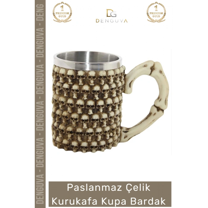 #Bardak Paslanmaz Çelik Tasarım Hediyelik 250 Ml Dayanıklı Şık Masaüstü Kupa Bardak