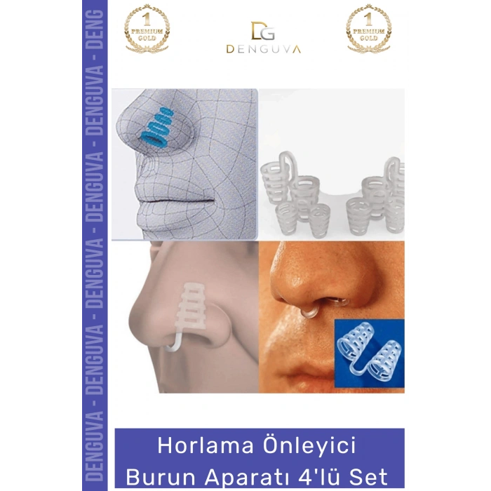 #BurunAparatı Ergonomik Tasarım Medikal Silikon Uyku Kalitesi Horlama Önleyici Burun Aparatı 4lü Set