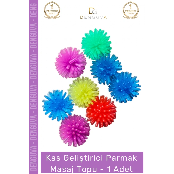 #MasajTopu Parmak El Egzersiz Rehabilitasyon Silikon Akupunktur Stres Giderici Masaj Topu - 1 Adet