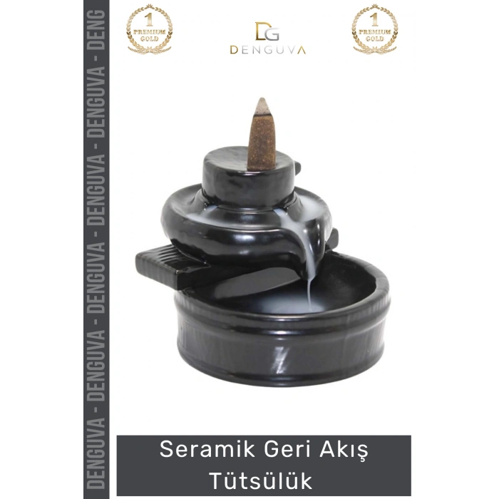 #Tütsülük İthal Seramik Dekoratif Geri Akışlı Şık Modern Hediyelik Estetik Oda Kokusu Biblo 9*10 Cm