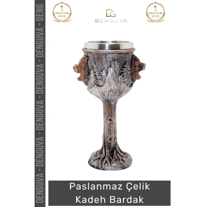 #Bardak Paslanmaz Çelik Mat Gümüş Tasarım Modern Şık Dayanıklı 180 Ml Hacim Kadeh Bardak 19*7 Cm