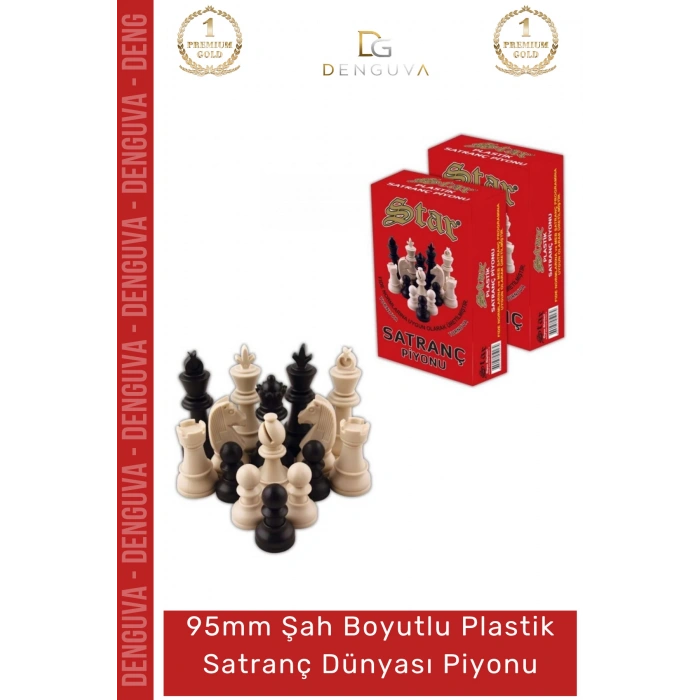 #SatrançPiyonu Eksik Takım Tamamlama Dayanıklı Kaliteli 95mm Büyük Plastik Satranç Dünyası Piyonu