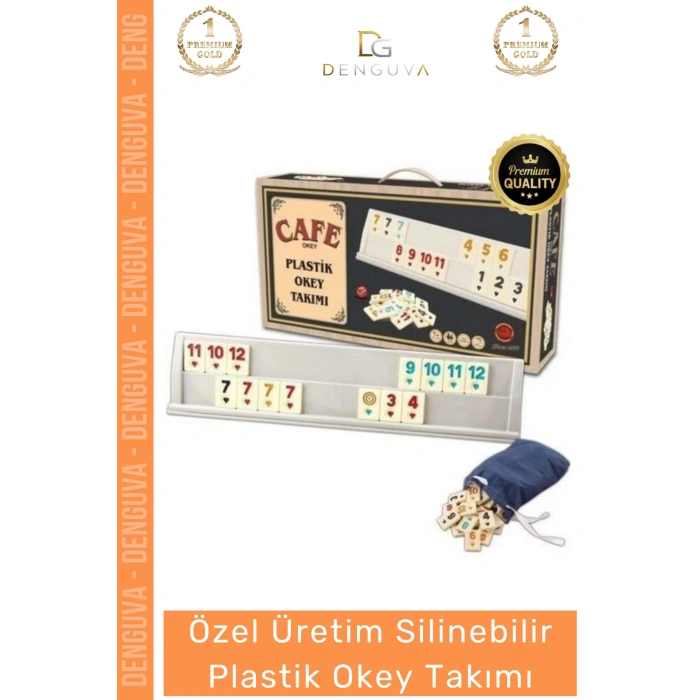 #OkeyTakımı Kir Tutmayan Çizilmeye Dayanıklı Silinebilir Leke Tutmaz Kahveci Kafe Okey Takımı
