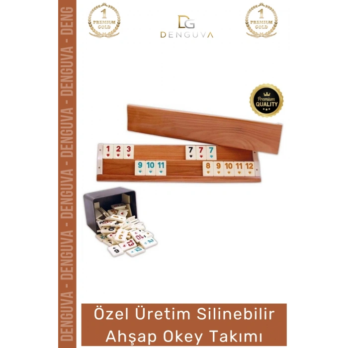 #OkeyTakımı Kaliteli Kir Tutmaz Çizilmeye Dayanıklı Şık Flash Ahşap Okey Takımı