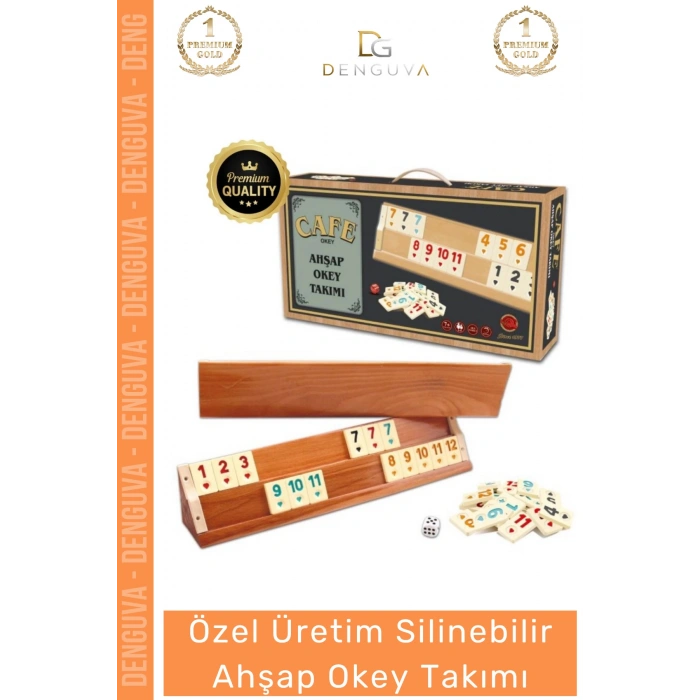 #OkeyTakımı Ahşap Dayanıklı Hijyenik Leke Tutmaz Kaliteli Kahveci Kafe Okey Takımı