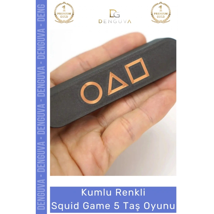 #Oyuncak Çocuk Eğitici Zeka Geliştirici Kumlu Ağır Renkli Strateji Seti Squid Game 5 Taş Oyunu