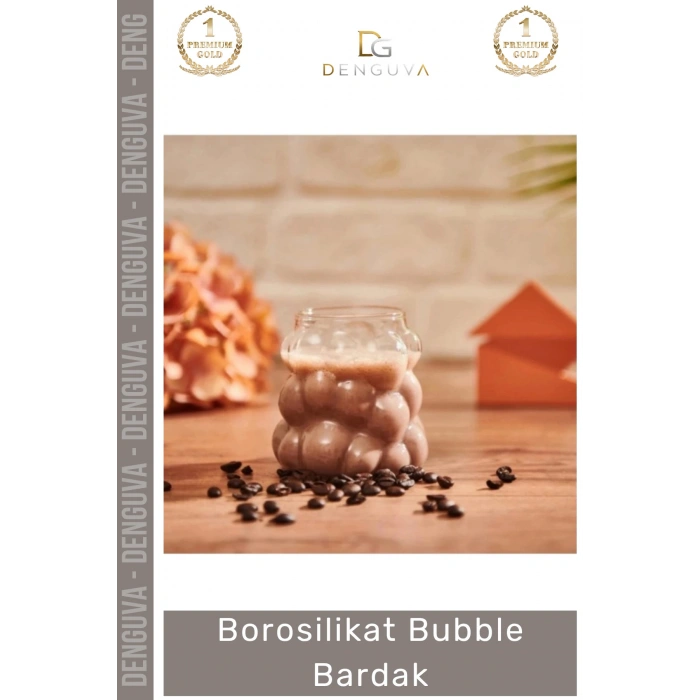 #Bardak Isıya Dirençli Şeffaf İnce Tasarım Çay Kahve Sunum Dayanıklı Borosilikat Bubble Bardak