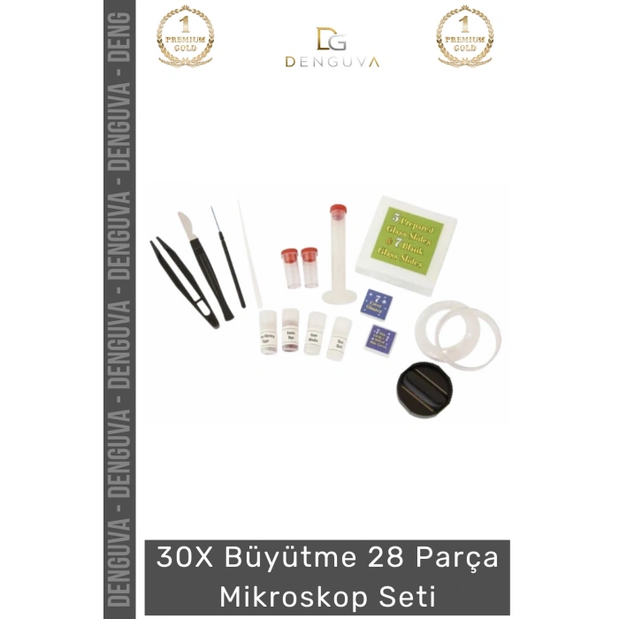 #Mikroskop Eğitim Bilimsel Keşif LED Aydınlatmalı Profesyonel Biyoloji Hobi 28 Parça Mikroskop Seti
