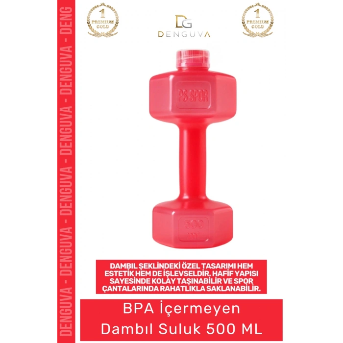 #Suluk Sağlıklı BPA İçermez Sporcu Matarası Renkli Şık Hafif Pratik Modern Dambıl Suluk 500 ml