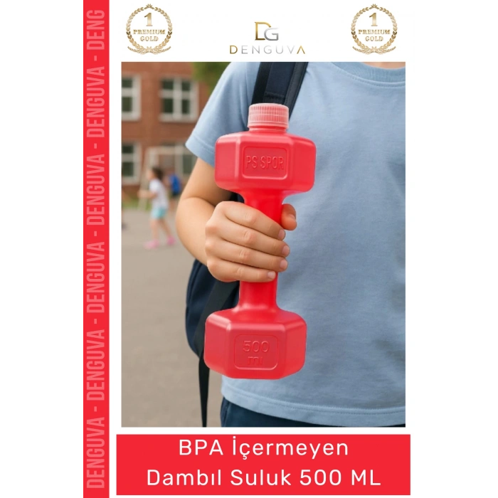#Suluk Sağlıklı BPA İçermez Sporcu Matarası Renkli Şık Hafif Pratik Modern Dambıl Suluk 500 ml