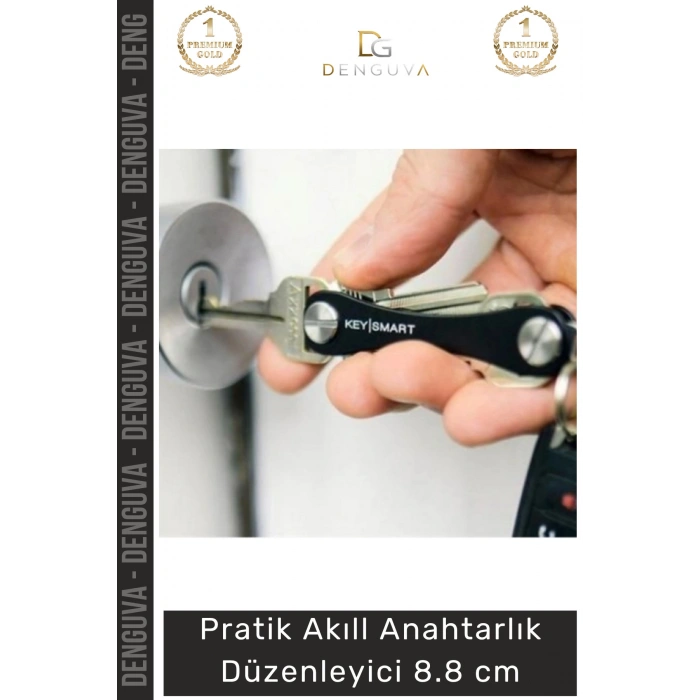 #AnahtarlıkDüzenleyici Dayanıklı Alüminyum Gövde Paslanmaz Çelik Pratik Kompakt Akıllı Anahtarlık Düzenleyici