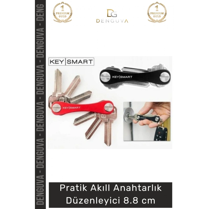 #AnahtarlıkDüzenleyici Dayanıklı Alüminyum Gövde Paslanmaz Çelik Pratik Kompakt Akıllı Anahtarlık Düzenleyici