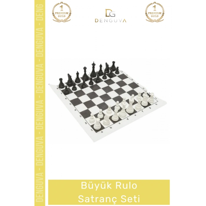 #Satranç Profesyonel Okul Turnuva Taşınabilir Kompakt Eğitim Kurumsal Büyük Rulo Satranç Seti