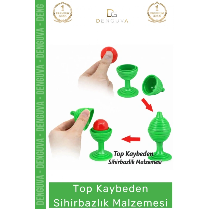 #Sihirbazlık Yeşil Renk Sihirli Kupa Eğlenceli Profesyonel Sihirbazlık Hobi Top Kaybetme Oyunu 7 cm