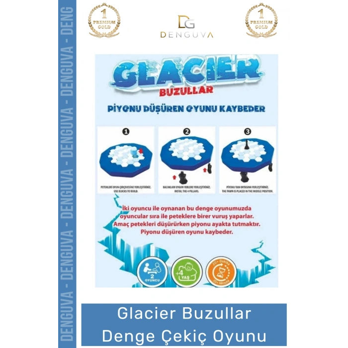 #Oyuncak Strateji Denge Beceri Geliştirici Eğitici Zeka El Göz Masa Koordinasyon Glacier Buzullar