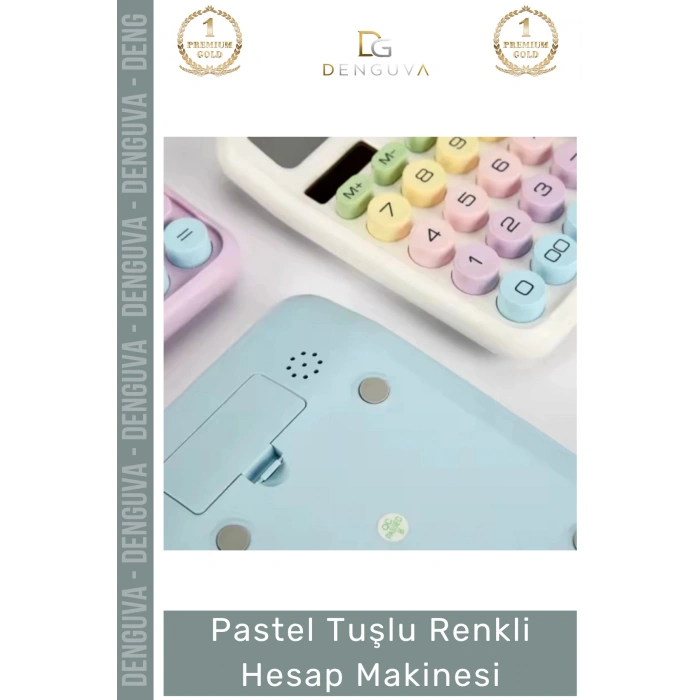 #HesapMakinesi Estetik Pastel Ergonomik Ofis Okul Fonksiyonel Büyük Ekran Tuşlu Renkli Hesap Makinesi