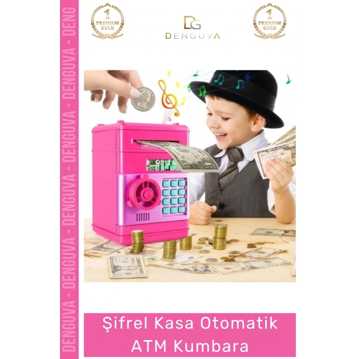 #Kumbara Elektronik Şifreli Çocuk Eğitici Dijital Para Biriktirme Kasa Otomatik ATM Kumbara