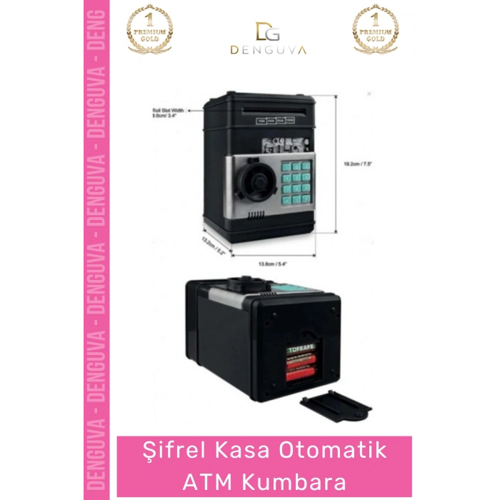 #Kumbara Elektronik Şifreli Çocuk Eğitici Dijital Para Biriktirme Kasa Otomatik ATM Kumbara