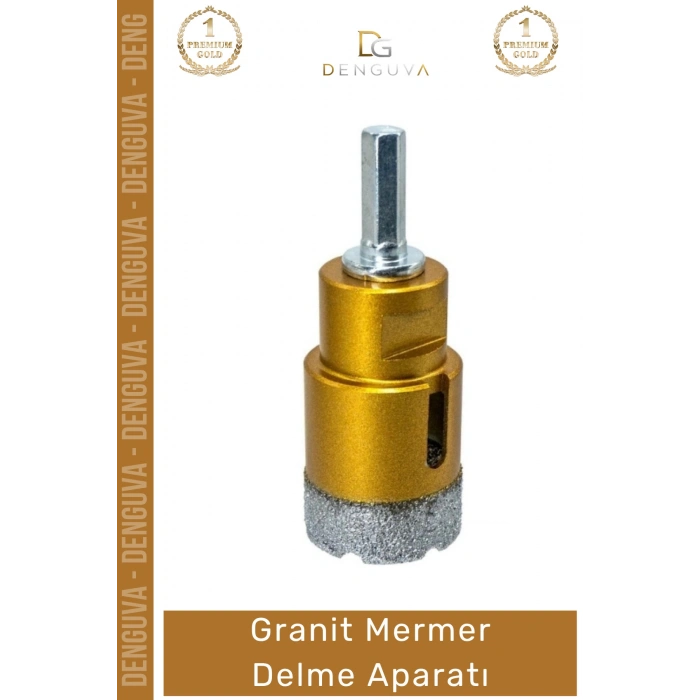 #DelmeAparatı 33mm Elmas Kaplama Profesyonel Seramik Fayans Porselen Sert Mermer Granit Delme Aparatı