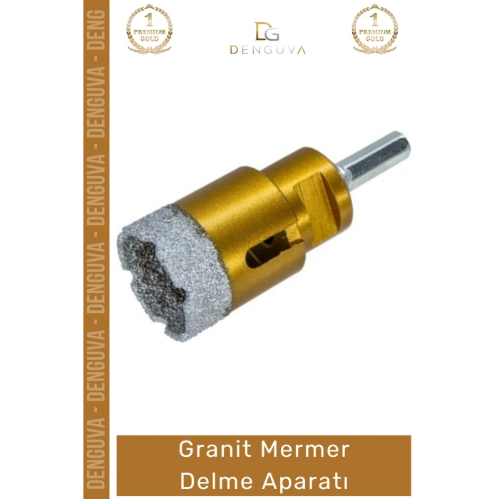 #DelmeAparatı 33mm Elmas Kaplama Profesyonel Seramik Fayans Porselen Sert Mermer Granit Delme Aparatı