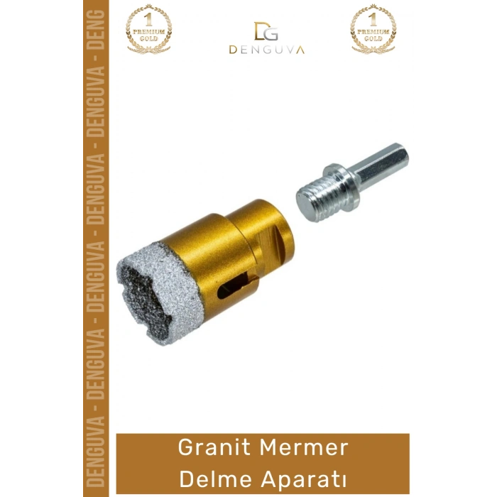 #DelmeAparatı 33mm Elmas Kaplama Profesyonel Seramik Fayans Porselen Sert Mermer Granit Delme Aparatı