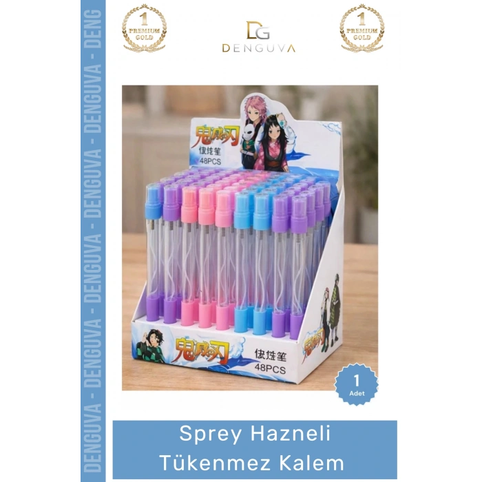 #Kalem Hijyenik Dezenfektan Spry Fonksiyonel Ergonomik Şık Tasarımlı Hazneli Tükenmez Kalem
