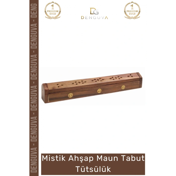 #Tütsülük Doğal Mistik Dekoratif Aromaterapi Meditasyon Yoga Tasarım Ahşap Maun Tabut Tütsülük