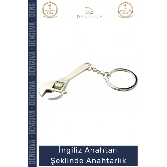 #Anahtarlık Ayarlanabilir Metal Tasarım Hediye Karizmatik İngiliz Anahtarı Şeklinde Anahtarlık