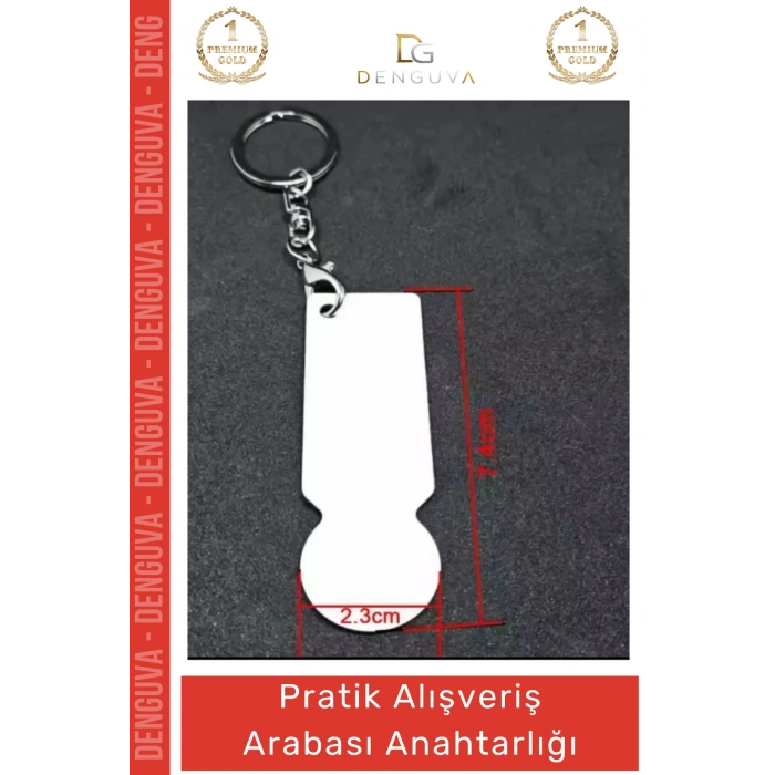 #Anahtarlık Pratik Metal Market Arabası Jetonu Bozuk Para Yerine Geçen Alışveriş Arabası Anahtarlığı