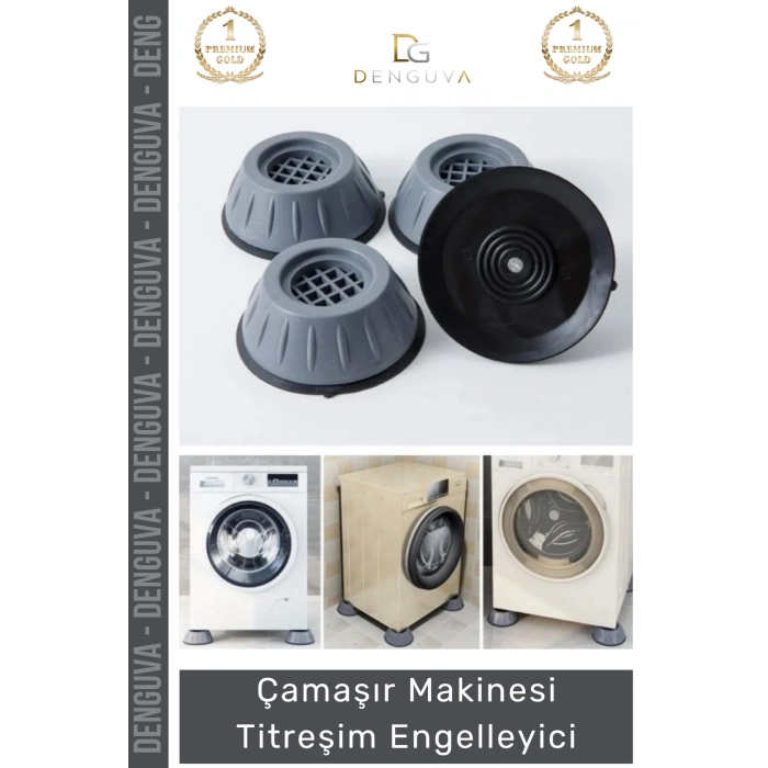 #MakineAyağı Gürültü Önleyici Sarsıntı Emici Kaymaz Taban Çamaşır Makinesi Titreşim Engelleyici Set