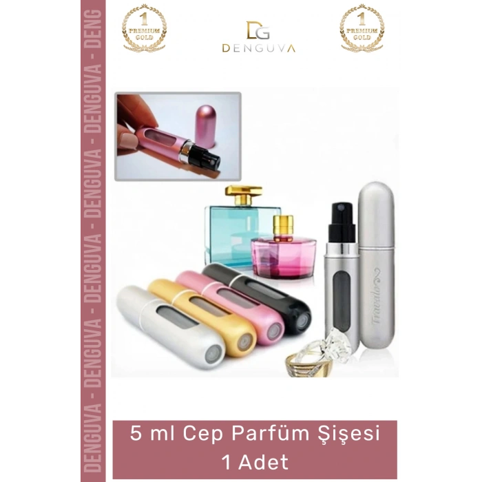 #ParfümŞişesi Alüminyum Gövde Doldurulabilir Şık Seyahat Tipi Sızdırmaz 5ml Sprey Cep Parfüm Şişesi
