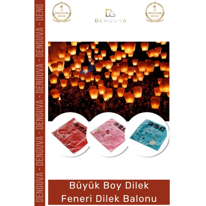 #DilekBalonu Romantik Düğün Nişan Kutlama Festivali Gökyüzü Süsü Dekoratif Feneri Dilek Balonu 1 Adet