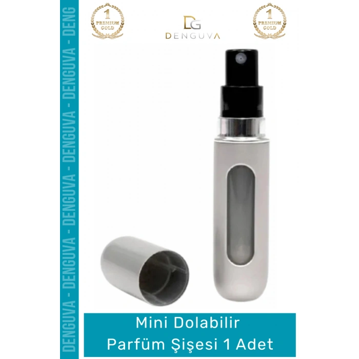 #Parfüm Şişesi Şık Alüminyum Gövde 5 ml Cep Şişesi Taşınabilir Seyahat Boyu Pratik Mini Dolabilir Parfüm Şişesi