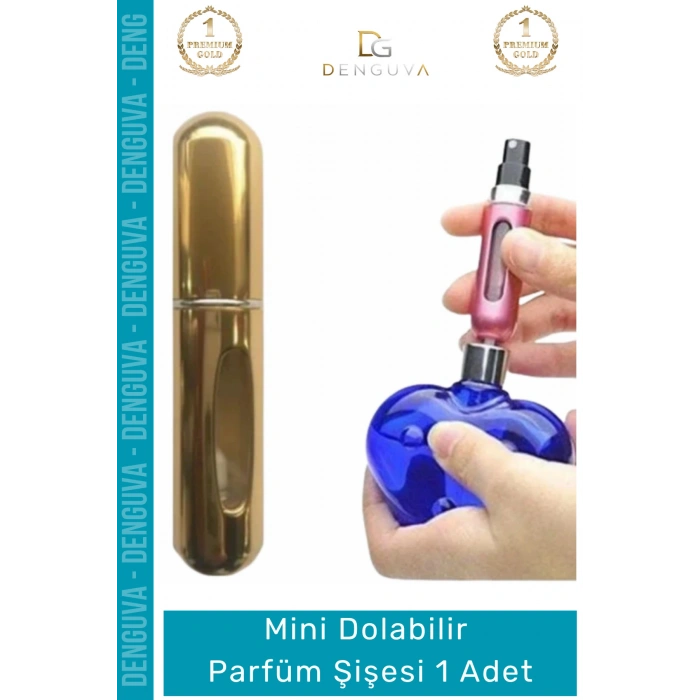 #Parfüm Şişesi Şık Alüminyum Gövde 5 ml Cep Şişesi Taşınabilir Seyahat Boyu Pratik Mini Dolabilir Parfüm Şişesi