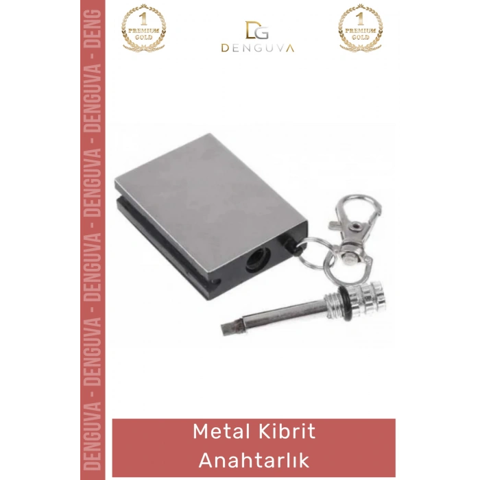 #Anahtarlık Paslanmaz Rüzgara Dayanıklı Doldurulabilir Kompakt Kamp Outdoor Metal Kibrit Anahtarlık